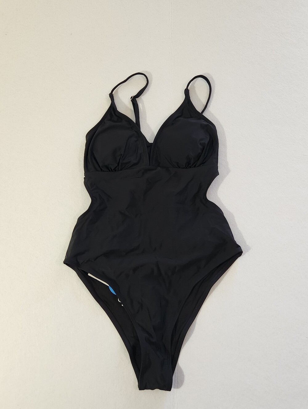 Cupshe Black One-Piece Swimsuit with Tags Size Large